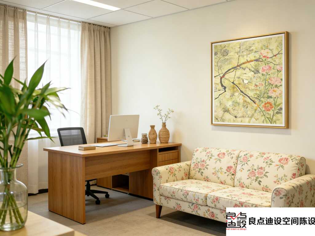 谁规定办公室不能像家一样舒服啊🥹原木风装修软装设计太治愈了